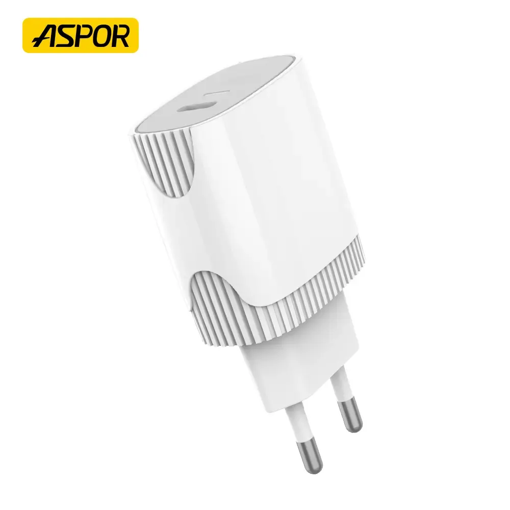 A815 ASPOR - Charger 20w USB C + type C to type C cable