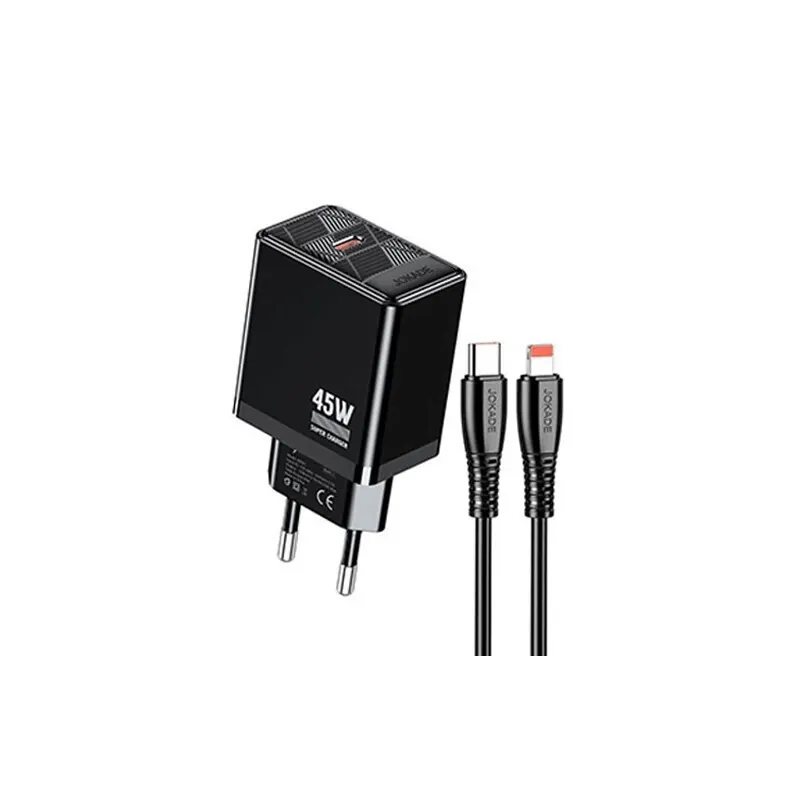 JB092 JOKADE - Charger 45w USB C + type C to Lightning cable