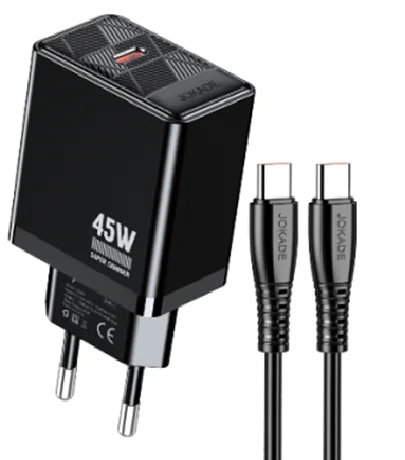 JB092 JOKADE - Charger 45w USB C + type C to type C