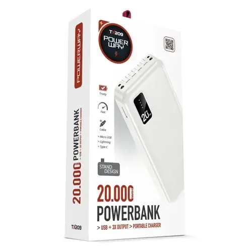 TX209 Powerway - powerbank 20.000 mAh